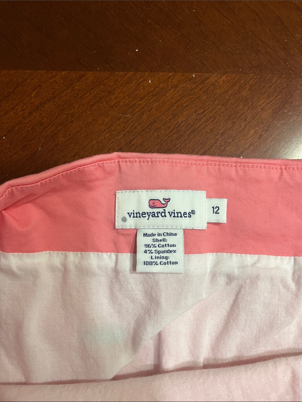 Vineyard Vines Pink embroidered skirt - Picture 2 of 3